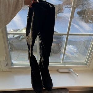 Stuart Weitzman Black Over the Knee Boots